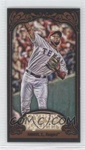 2012 Topps Gypsy Queen - [Base] - Mini Black #322 - Elvis Andrus