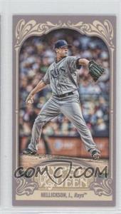 2012 Topps Gypsy Queen - [Base] - Mini Gypsy Queen Back #181 - Jeremy Hellickson