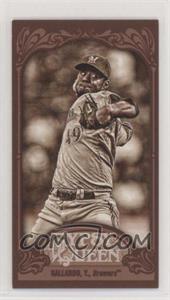 2012 Topps Gypsy Queen - [Base] - Mini Sepia #155 - Yovani Gallardo /99