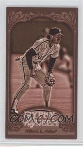 2012 Topps Gypsy Queen - [Base] - Mini Sepia #258 - Mike Schmidt /99