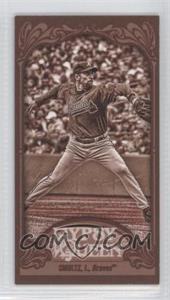 2012 Topps Gypsy Queen - [Base] - Mini Sepia #345 - John Smoltz /99