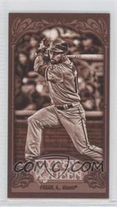 2012 Topps Gypsy Queen - [Base] - Mini Sepia #53 - Angel Pagan /99