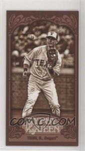 2012 Topps Gypsy Queen - [Base] - Mini Sepia #57 - Michael Young /99