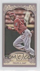 2012 Topps Gypsy Queen - [Base] - Mini Straight Cut #163 - Brandon Phillips