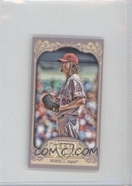 2012 Topps Gypsy Queen - [Base] - Mini #271.2 - Jered Weaver (Looking For the Sign)