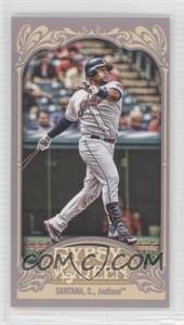 2012 Topps Gypsy Queen - [Base] - Mini #285.1 - Carlos Santana (Batting)