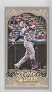 2012 Topps Gypsy Queen - [Base] - Mini #285.1 - Carlos Santana (Batting)