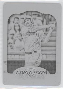 2012 Topps Gypsy Queen - [Base] - Printing Plate Black #34 - Mark Trumbo /1