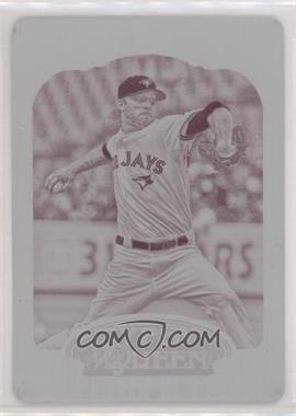 2012 Topps Gypsy Queen - [Base] - Printing Plate Magenta #298 - Brandon Morrow /1