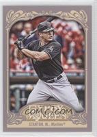 Giancarlo Stanton (Black Jersey; Mike on Card)