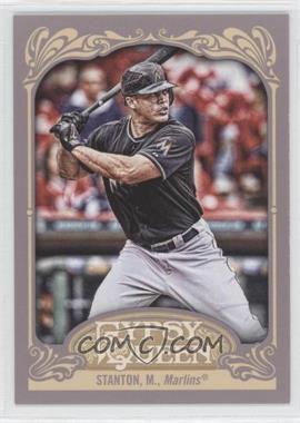 2012 Topps Gypsy Queen - [Base] #147.1 - Giancarlo Stanton (Black Jersey; Mike on Card)