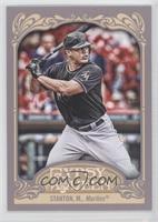 Giancarlo Stanton (Black Jersey; Mike on Card)