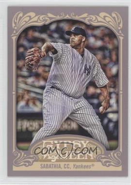 2012 Topps Gypsy Queen - [Base] #150.2 - CC Sabathia (Pinstripes)