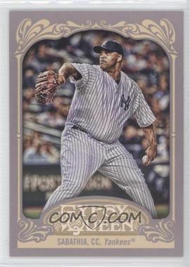 2012 Topps Gypsy Queen - [Base] #150.2 - CC Sabathia (Pinstripes)