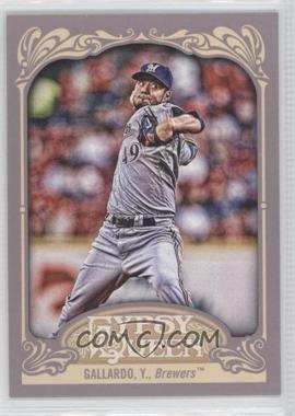 2012 Topps Gypsy Queen - [Base] #155 - Yovani Gallardo