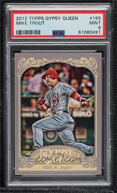 2012 Topps Gypsy Queen - [Base] #195 - Mike Trout [PSA 9 MINT]