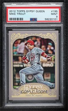 2012 Topps Gypsy Queen - [Base] #195 - Mike Trout [PSA 9 MINT]