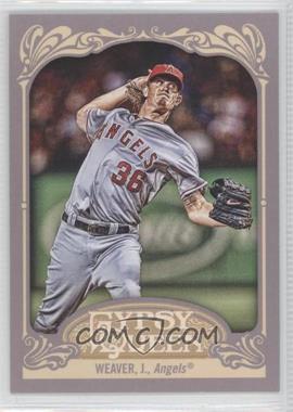 2012 Topps Gypsy Queen - [Base] #271.1 - Jered Weaver (Pitching)