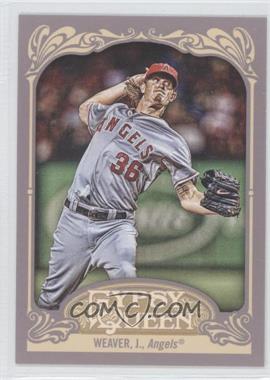 2012 Topps Gypsy Queen - [Base] #271.1 - Jered Weaver (Pitching)
