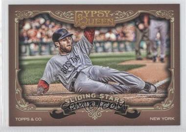 2012 Topps Gypsy Queen - Sliding Stars #SS-DP - Dustin Pedroia