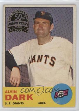 2012 Topps Heritage - 1963 Topps Buybacks #258 - Alvin Dark [Good to VG‑EX]