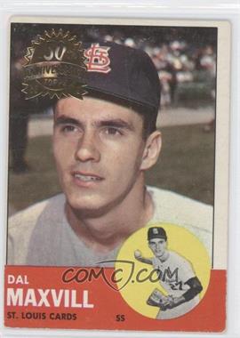 2012 Topps Heritage - 1963 Topps Buybacks #49 - Dal Maxvill