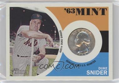 2012 Topps Heritage - '63 Mint #63DS - Duke Snider