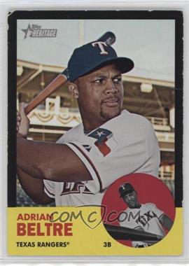 2012 Topps Heritage - [Base] - Black #HP29 - Adrian Beltre [Good to VG‑EX]