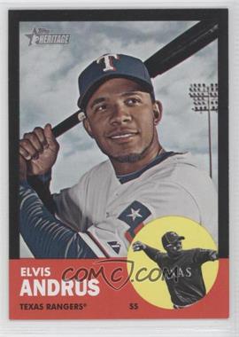 2012 Topps Heritage - [Base] - Black #HP30 - Elvis Andrus