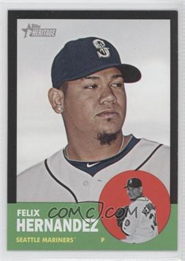 2012 Topps Heritage - [Base] - Black #HP54 - Felix Hernandez