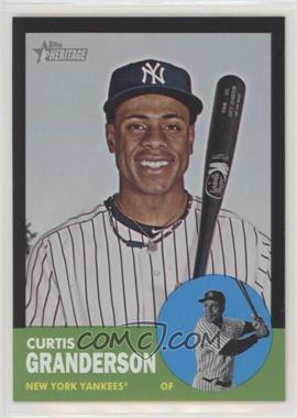 2012 Topps Heritage - [Base] - Black #HP7 - Curtis Granderson