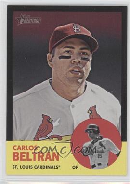 2012 Topps Heritage - [Base] - Black #HP78 - Carlos Beltran