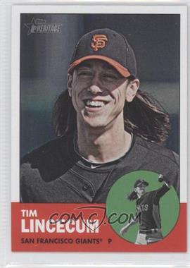 2012 Topps Heritage - [Base] #106.1 - Tim Lincecum (Base)