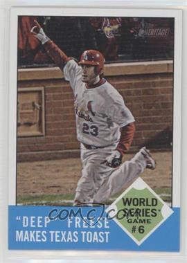 2012 Topps Heritage - [Base] #147 - David Freese