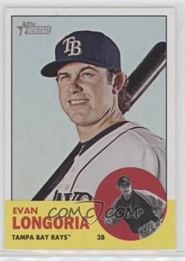 2012 Topps Heritage - [Base] #177.1 - Evan Longoria (Base)