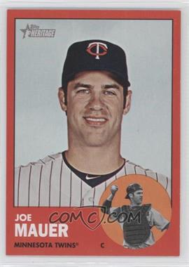 2012 Topps Heritage - [Base] #186.3 - Joe Mauer (Target Red)