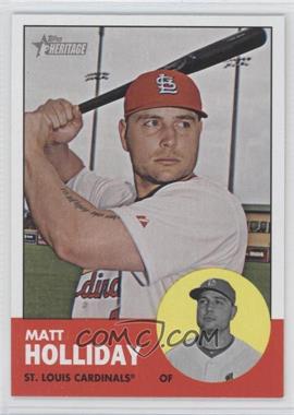 2012 Topps Heritage - [Base] #190.1 - Matt Holliday (Base)