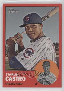 2012 Topps Heritage - [Base] #193.3 - Starlin Castro (Target Red)