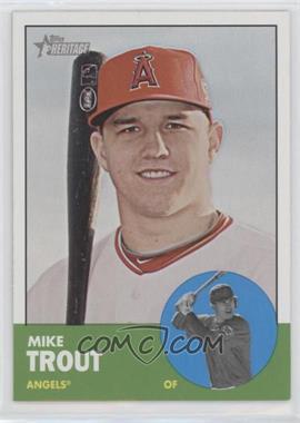 2012 Topps Heritage - [Base] #207 - Mike Trout