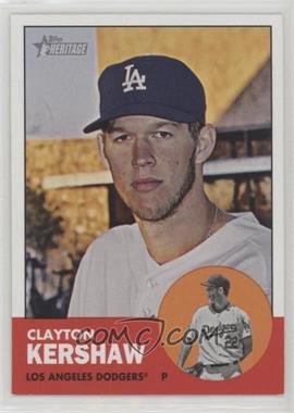 2012 Topps Heritage - [Base] #210.1 - Clayton Kershaw (Base)