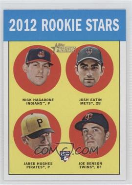 2012 Topps Heritage - [Base] #228 - Rookie Stars - Nick Hagadone, Jared Hughes, Josh Satin, Joe Benson