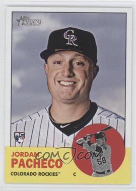 2012 Topps Heritage - [Base] #243 - Jordan Pacheco