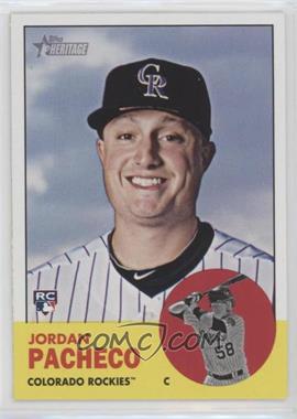 2012 Topps Heritage - [Base] #243 - Jordan Pacheco