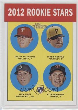 2012 Topps Heritage - [Base] #274 - Rookie Stars - Justin De Fratus, Jared Hughes, Alex Liddi, Kyle Waldrop