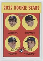 Rookie Stars - Tom Milone, Addison Reed, Matt Moore, Dellin Betances