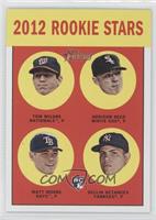 Rookie Stars - Tom Milone, Addison Reed, Matt Moore, Dellin Betances