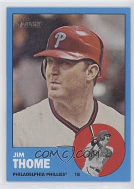 2012 Topps Heritage - [Base] #296.2 - Jim Thome (Wal-Mart Blue)