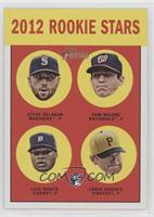 Rookie Stars - Steve Delabar, Tom Milone, Luis Marte, Jared Hughes