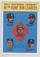 League Leaders - Matt Kemp, Prince Fielder, Albert Pujols, Dan Uggla, Giancarlo…