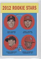 Rookie Stars - Nate Spears, Corey Brown, Drew Pomeranz, Adron Chambers